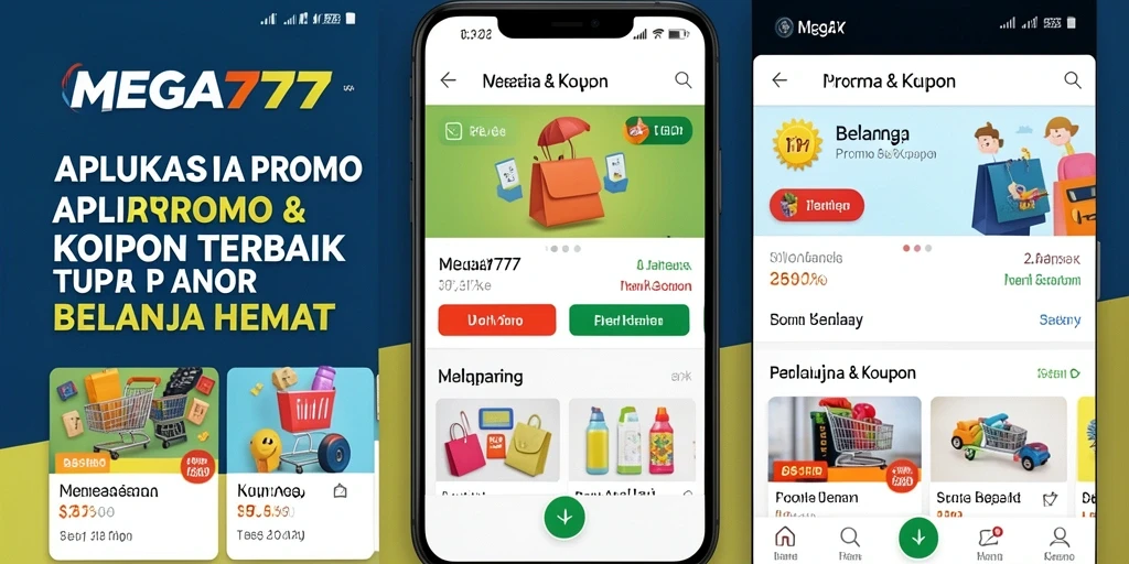 Antarmuka MEGA777 dengan berbagai kupon dan promo menarik.
