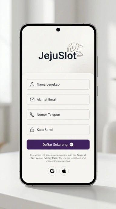 Panduan Registrasi Akun Baru Jejuslot untuk Android