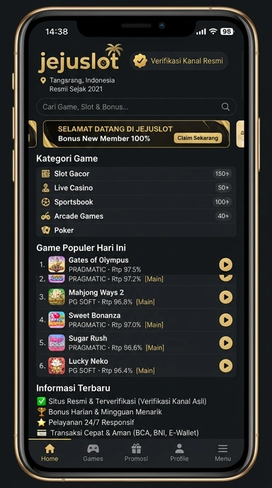 Kanal Resmi Jejuslot untuk Pengguna Android Indonesia